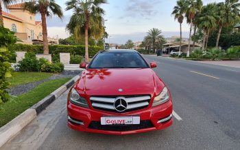 MERCEDES BENZ C250 COUPE 2012, AMG KIT, SINGLE OWNER CALL 050 2134666