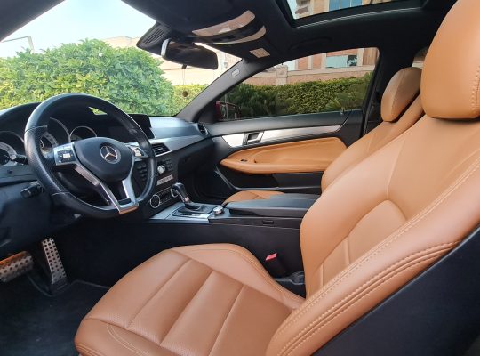 MERCEDES BENZ C250 COUPE 2012, AMG KIT, SINGLE OWNER CALL 050 2134666