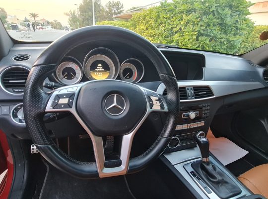 MERCEDES BENZ C250 COUPE 2012, AMG KIT, SINGLE OWNER CALL 050 2134666