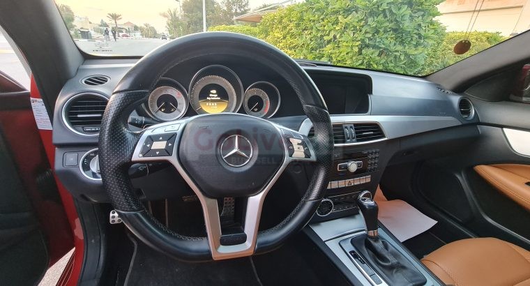 MERCEDES BENZ C250 COUPE 2012, AMG KIT, SINGLE OWNER CALL 050 2134666