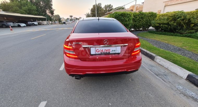 MERCEDES BENZ C250 COUPE 2012, AMG KIT, SINGLE OWNER CALL 050 2134666