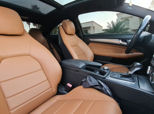 MERCEDES BENZ C250 COUPE 2012, AMG KIT, SINGLE OWNER CALL 050 2134666