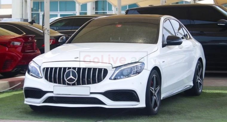 Mercedes-Benz C450 V6 2016, 94000 KM. IMPORT US 91000 AED