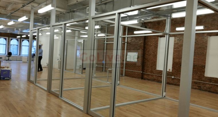 OFFICE GLASS PARTITION WORK DUBAI