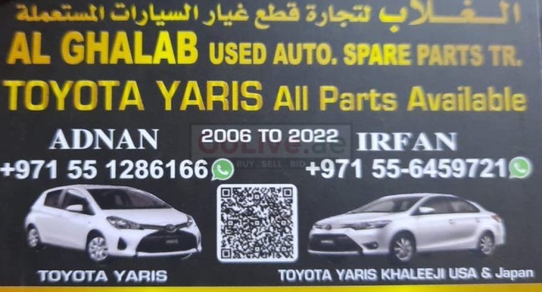 AL GHALAB USED HONDA, TOYOTA AUTO SPARE PARTS TR. (Used auto parts, Dealer, Sharjah spare parts Markets)