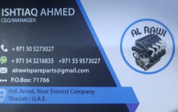 AL RAWI USED AUTO HONDA, LEXUS, NISSAN, TOYOTA SPARE PARTS TR. (Used auto parts, Dealer, Sharjah spare parts Markets)