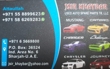 JSIR KHAYBAR USED DODGE , CHEVROLET AUTO SPARE PARTS TR. (Used auto parts, Dealer, Sharjah spare parts Markets)