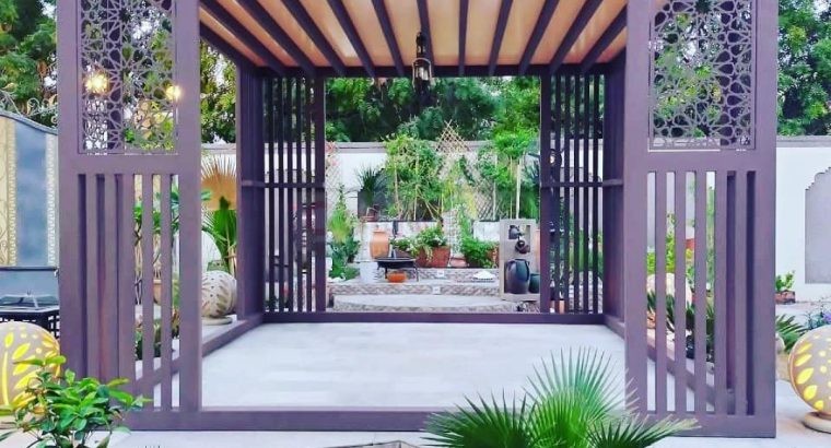 Pergola Contractor Dubai | Outdoor Pergola Dubai|Dubai Pergola Builders | Dubai Pergola Installation | Garden pergolas UAE