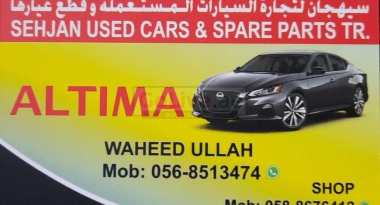 SEHJAN USED CARS & NISSAN SPARE PARTS TR. (Used auto parts, Dealer, Sharjah spare parts Markets)