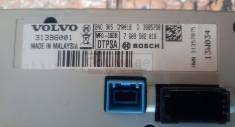 VOLVO S60 2013 DISPLAY MULTI MEDIA CONTROL UNIT PART NO 31396001 ( Genuine Used VOLVO Parts )