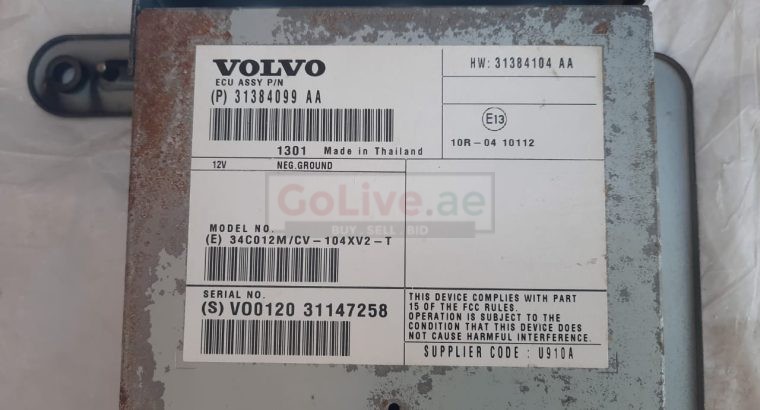 VOLVO S60 2013 AMPLIFIER RADIO STEREO MODULE PART NO 3138099AA / 31384104 AA ( Genuine Used VOLVO Parts )
