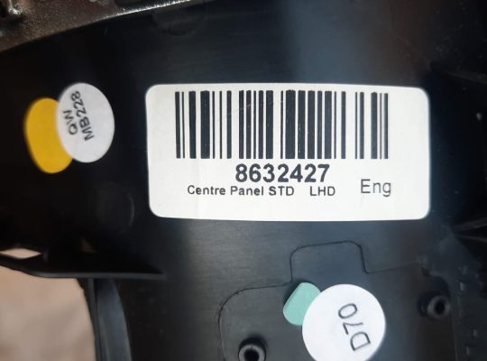 VOLVO S60 V60 CLIMATE CONTROL/HEATER CONTROL TRIM PANEL PART NO 8632427 ( Genuine Used VOLVO Parts )