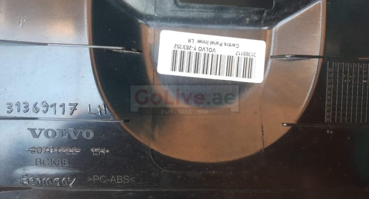 VOLVO S60 2013 CENTER CONSOLE UPPER TRIM PANEL BRACKET PART NO 31369117 ( Genuine Used VOLVO Parts )