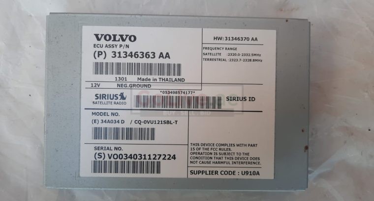 VOLVO S60 2013 ANTENNA CONTROL MODULE AMPLIFIER PART NO 31346363AA ( Genuine Used VOLVO Parts )