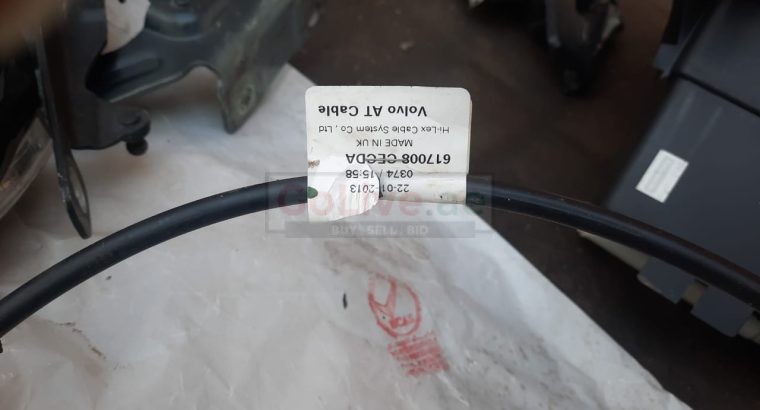 VOLVO S60 2013 S80 XC60 XC70 AUTO FLOOR SHIFTER ASSEMBLY WITH SHIFT CABLE PART NO 31325216/31256941 ( Genuine Used VOLVO Parts )