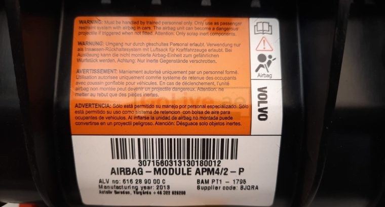 VOLVO S60 2013 PASSENGER AIRBAG PART NO 30715603 ( Genuine Used VOLVO Parts )