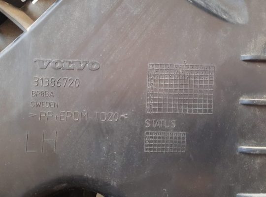 VOLVO S60 2013 REAR BUMPER OUTER BRACKET LEFT & RIGHT PART NO 31386720 / 31386721 ( Genuine Used VOLVO Parts )