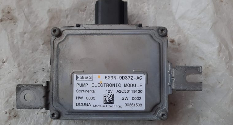 VOLVO S60 2013 FUEL PUMP CONTROL MODULE PART NO 6G9N-9D372-AC ( Genuine Used VOLVO Parts )