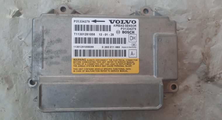 VOLVO S60 2013 SRS / AIRBAG CONTROL MODULE PART NO 31334279 ( Genuine Used VOLVO Parts )