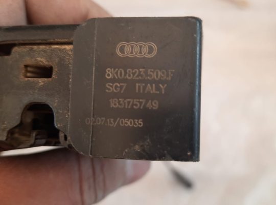 AUDI A5 2013 FRONT HOOD LATCH LOCK RELEASE PART NO 8K0823509F ( Genuine Used AUDI Parts )