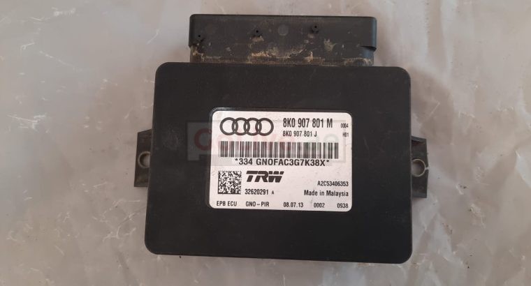 AUDI A5 ELECTRONIC PARKING BRAKE CONTROL MODULE PART NO 8K0907801M ( Genuine Used AUDI Parts )