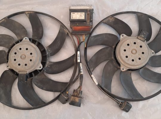 AUDI A5 2013 ENGING COOLING FAN WITH CONTROL MODULE PART NO 8K0959501G ( Genuine Used AUDI Parts )