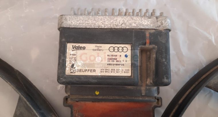AUDI A5 2013 ENGING COOLING FAN WITH CONTROL MODULE PART NO 8K0959501G ( Genuine Used AUDI Parts )