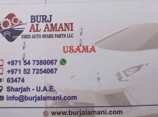 BURJ AL MANI Used Spare Parts TR (Used auto parts, Dealer, Sharjah spare parts Markets)