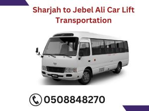 Sharjah to Jebel Ali car lift service