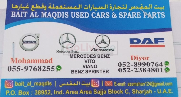 BAIT AL MAQDIS USED CARS& SPARE PARTS (Used auto parts, Dealer, Sharjah spare parts Markets)