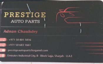 PERSTIGE Auto Parts, (Used auto parts, Dealer, Sharjah spare parts Markets)