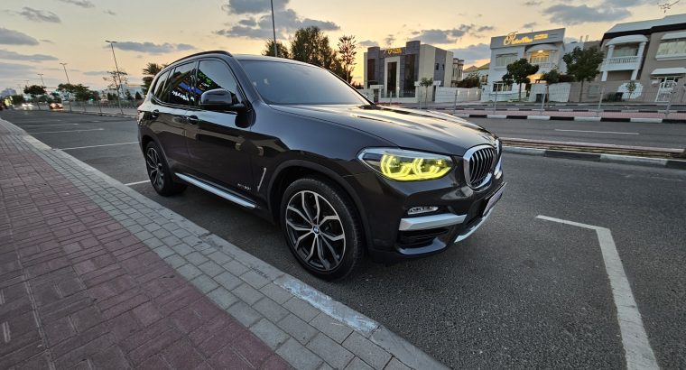 BMW X3 Xdrive 30i, 2.0L I4 Cylinder 2018, FSH, GCC CALL 050 2134666