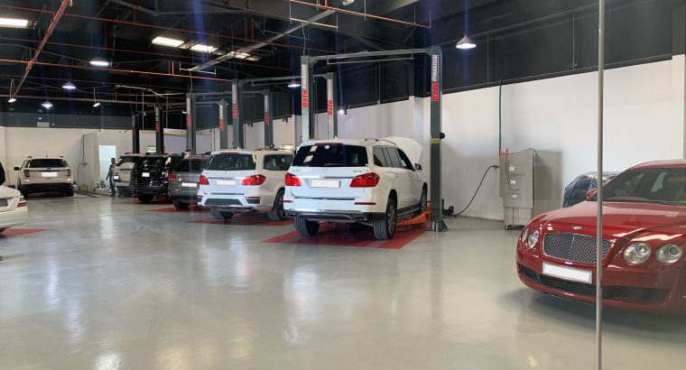 Range Rover workshop in Dubai, Audi workshop in Dubai, Mercedes Benz repair in Dubai, BMW service center in Dubai