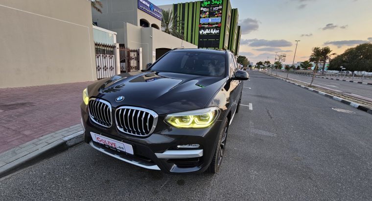 BMW X3 Xdrive 30i, 2.0L I4 Cylinder 2018, FSH, GCC CALL 050 2134666