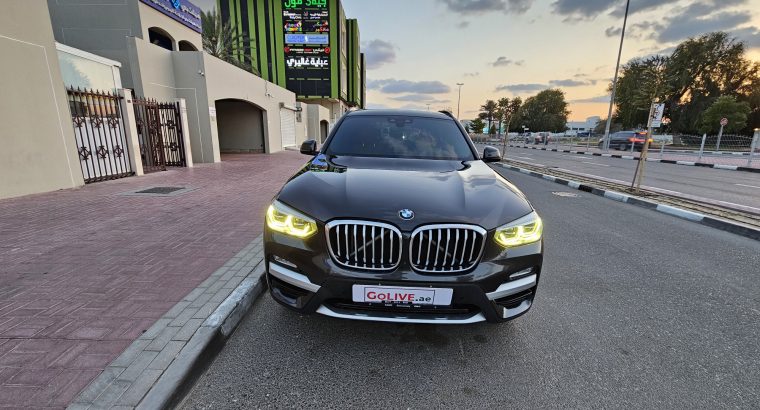 BMW X3 Xdrive 30i, 2.0L I4 Cylinder 2018, FSH, GCC CALL 050 2134666