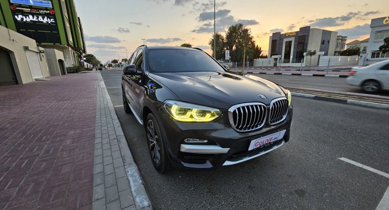 BMW X3 Xdrive 30i, 2.0L I4 Cylinder 2018, FSH, GCC CALL 050 2134666