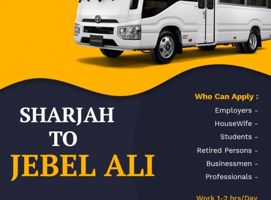 Car lift Sharjah to Jebel Ali