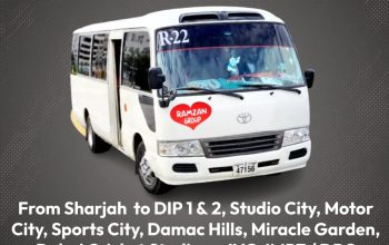 Pick & Drop Service From Sharjah To Dubai – DIP – IMPZ – DPC – JVC / Studio-Motor city