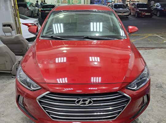 Hyundai elantra model 2018 American vcc paper special rims back cemra back sencers new Bettry 76000 km mid option full automatic p