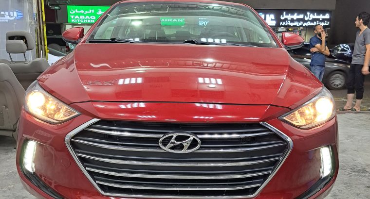 Hyundai elantra model 2018 American vcc paper special rims back cemra back sencers new Bettry 76000 km mid option full automatic p