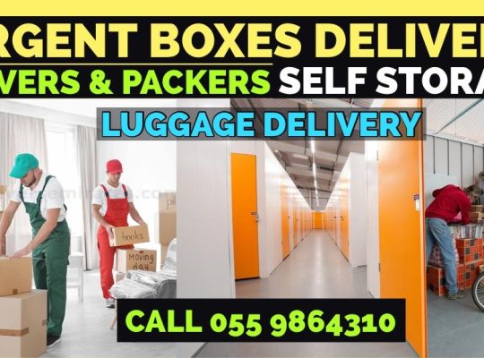URGENT BOXES DELIVERY DUBAI