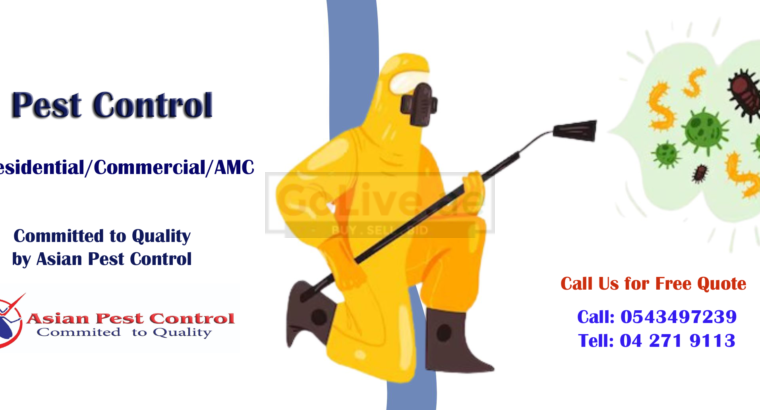 # Pest Control AMC/Agreement – Upto 25% Off