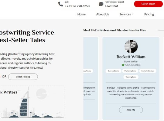 Book Ghostwriting Services in UAE