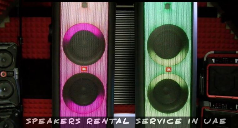 Speaker On Rent in Dubai | Sound System On Rent | Rental Speaker in UAE | Renta Speaker | Portable Speaker in UAE