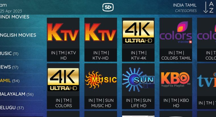 INDIAN ?? 4K IPTV FULL PACKAGE