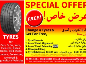 Tyre,Oil,Battery,Wheel Balancing,Wheel Alignment,A/C and break pad