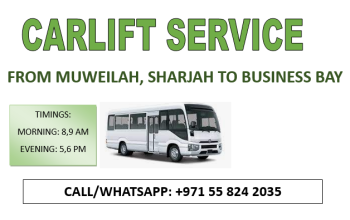 Carlift Service from Muweilah, Sharjah to Business Bay