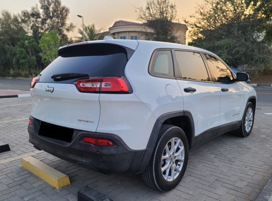 JEEP CHEROKEE SPORT, 2014, GCC SPECS, ACCIDENT FREE