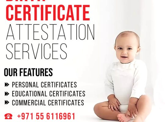 Birth Certificate attestation in UAE