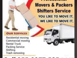 Packing local moving transportation services